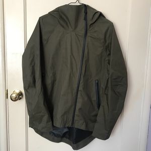 green nike rain jacket